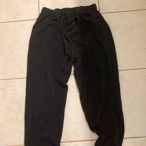 Black lounge life joggers